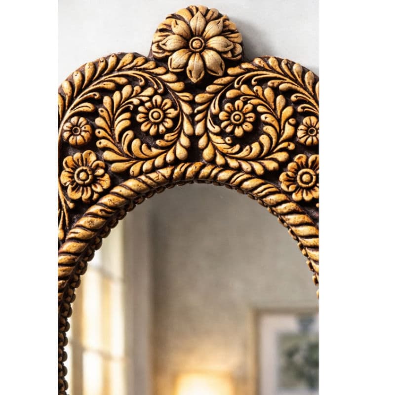 antique gold wall mirror